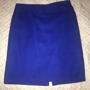 The Limited royal blue skirt